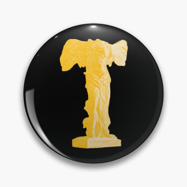 Item preview, Winged Victory of Samothrace  Yellow  vaporwave aesthetic designed and sold by wudesignscom.