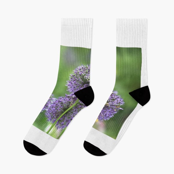Item preview, Purple flowers on nature background designed and sold by olena2552.