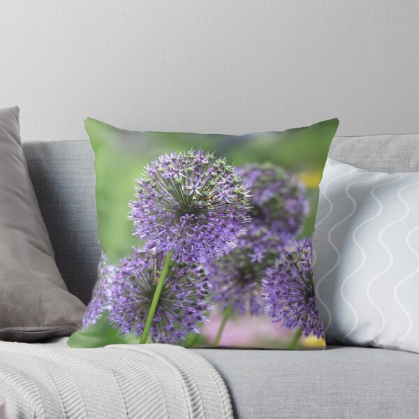 Item preview, Purple flowers on nature background designed and sold by olena2552.
