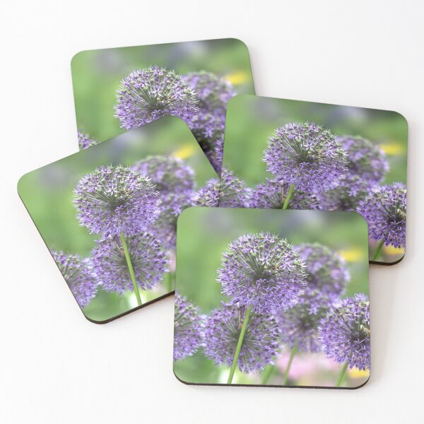 Item preview, Purple flowers on nature background designed and sold by olena2552.