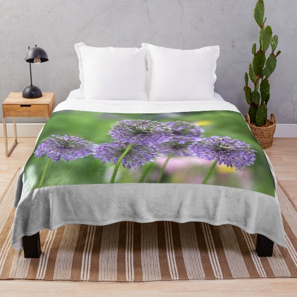 Item preview, Purple flowers on nature background designed and sold by olena2552.