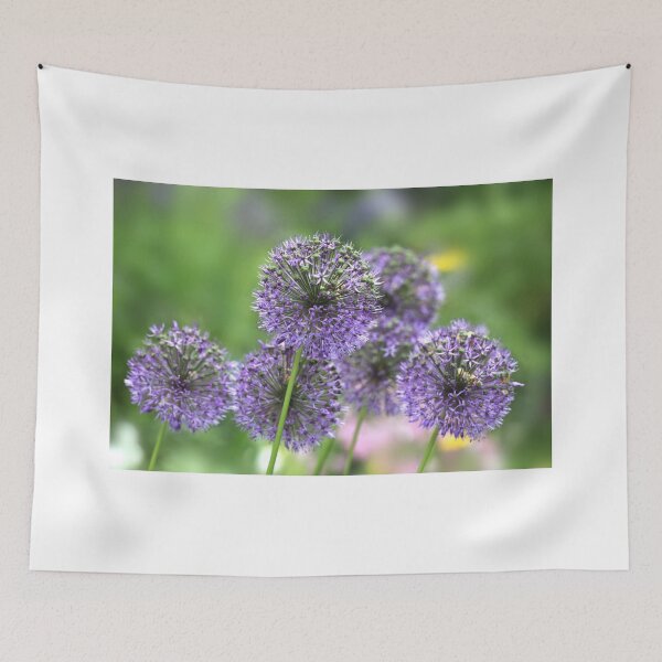 Item preview, Purple flowers on nature background designed and sold by olena2552.