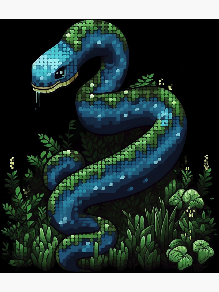 Google Snake Pixel Game | Poster