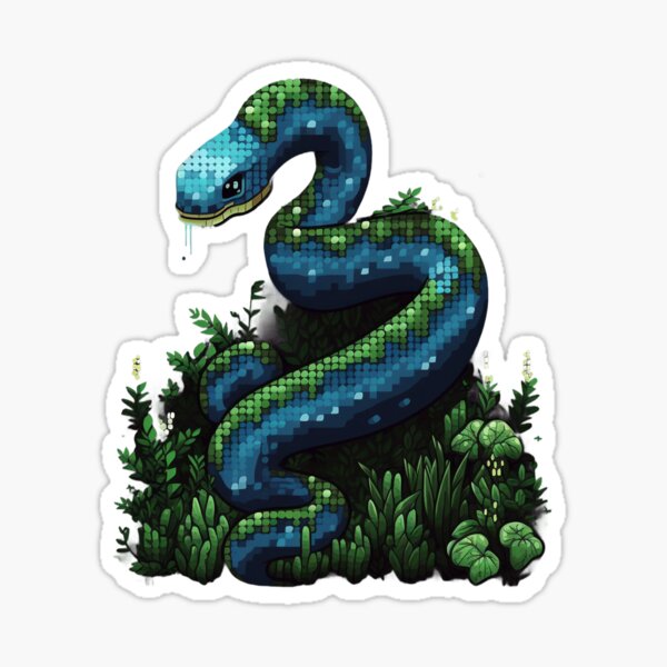Snake Google Quote Sticker by palidoudz