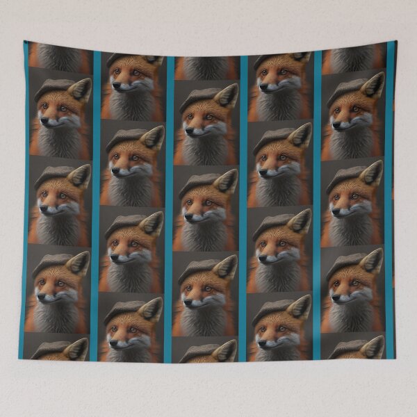 Item preview, cute red fox Tri-blend designed and sold by LiveKoaApparel.
