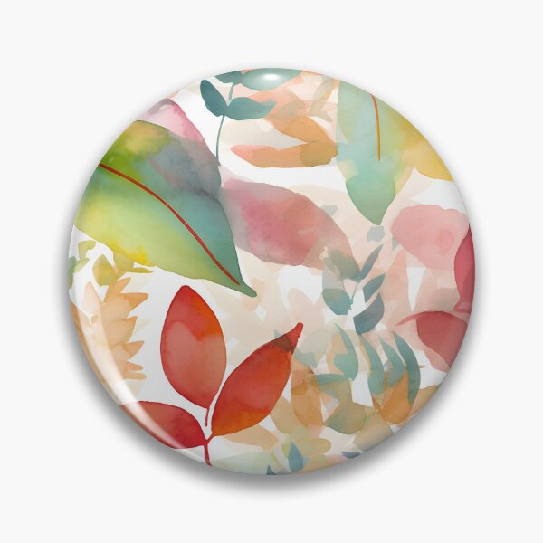 Item preview, Expressive Watercolor Tropical Leaves Floral Patterns designed and sold by Wonder Of Light.