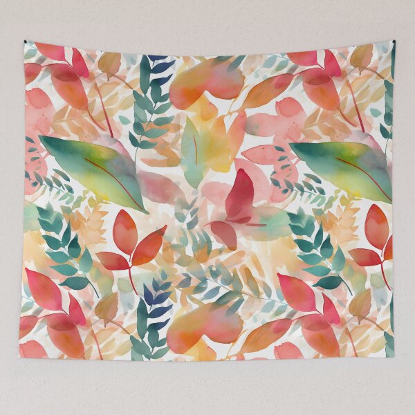 Item preview, Expressive Watercolor Tropical Leaves Floral Patterns designed and sold by Wonder Of Light.
