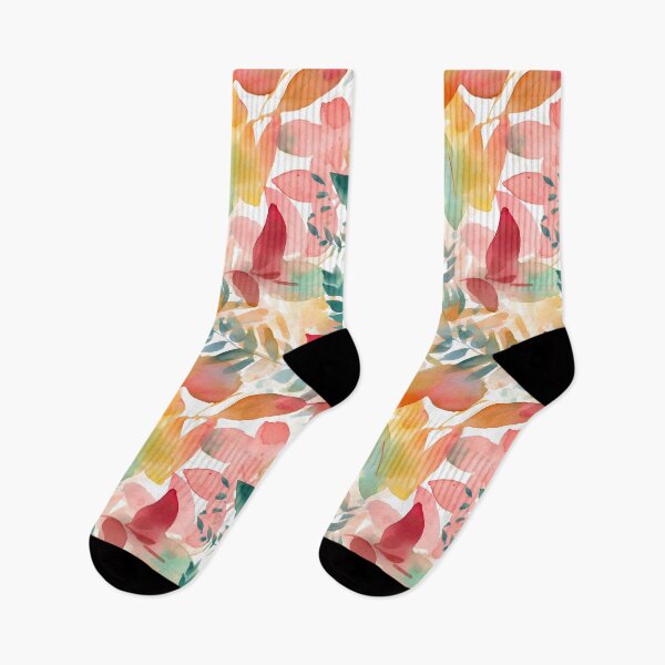 Item preview, Expressive Watercolor Tropical Leaves Floral Patterns designed and sold by Wonder Of Light.