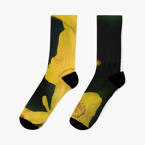 Item preview, Yellow tulips on black background designed and sold by olena2552.