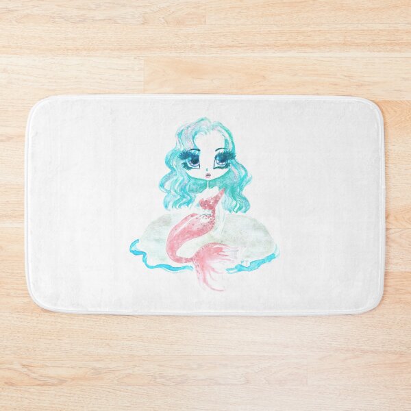 Item preview, Darling It's Better Pink Tailed Mermaid designed and sold by Praline Creative.