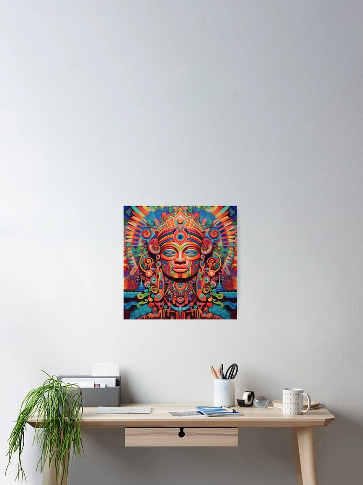 Thumbnail 2 of 3, Poster, Abstract Aztec Patterns designed and sold by Desfix.