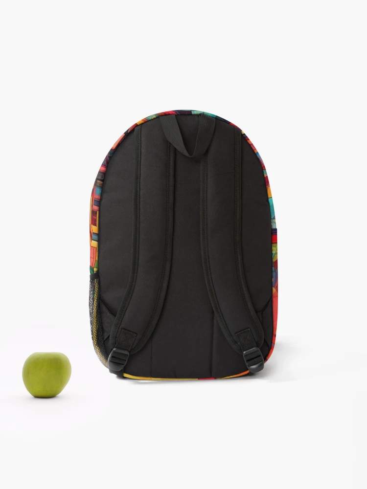 Thumbnail 2 of 3, Backpack, Abstract Aztec Patterns designed and sold by Desfix.