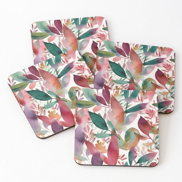 Item preview, Expressive Watercolor Tropical Leaves Floral Patterns designed and sold by Wonder Of Light.