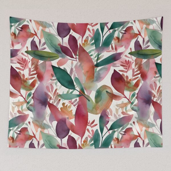 Item preview, Expressive Watercolor Tropical Leaves Floral Patterns designed and sold by Wonder Of Light.