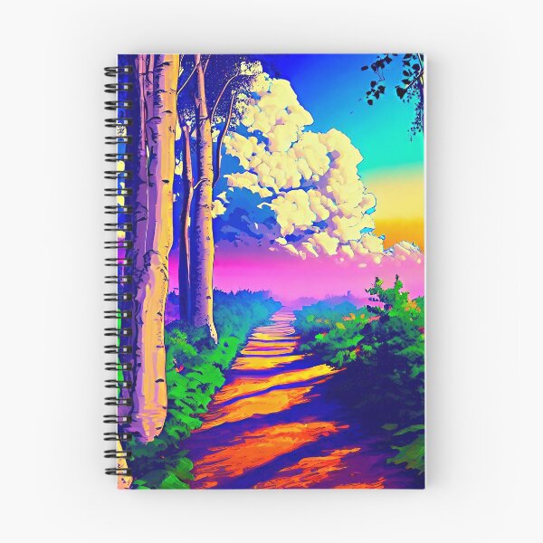 Item preview, Late Afternoon on Aspen Trail Pop Art Landscape designed and sold by LaRoach Digital Arts.