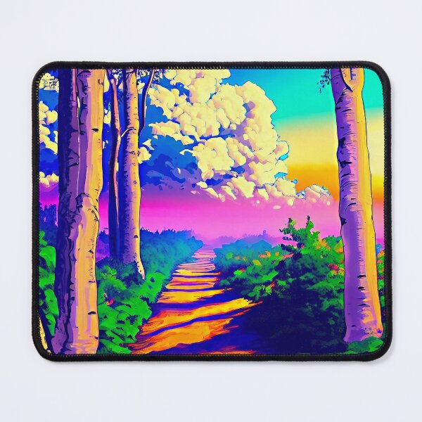 Item preview, Late Afternoon on Aspen Trail Pop Art Landscape designed and sold by LaRoach Digital Arts.