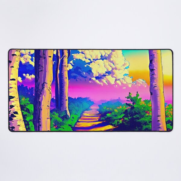 Item preview, Late Afternoon on Aspen Trail Pop Art Landscape designed and sold by LaRoach Digital Arts.