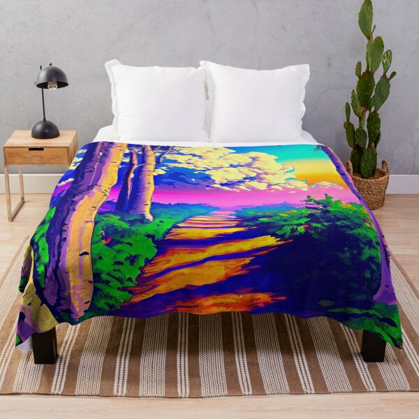 Item preview, Late Afternoon on Aspen Trail Pop Art Landscape designed and sold by LaRoach Digital Arts.