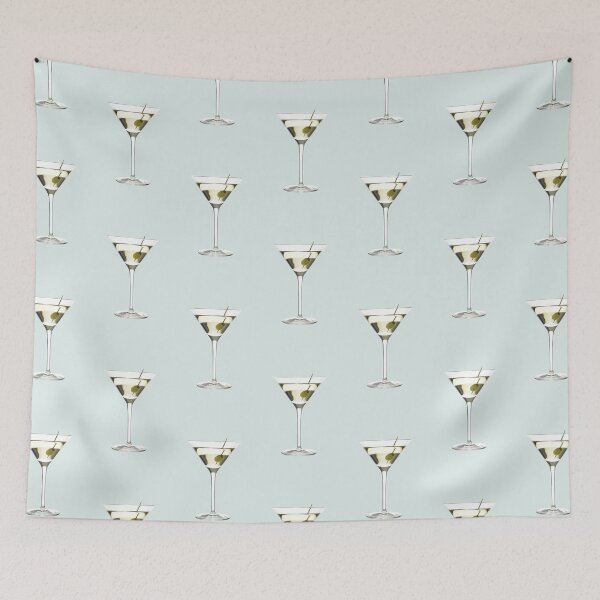 Item preview, Martini Cocktail Pattern designed and sold by nju-tone.