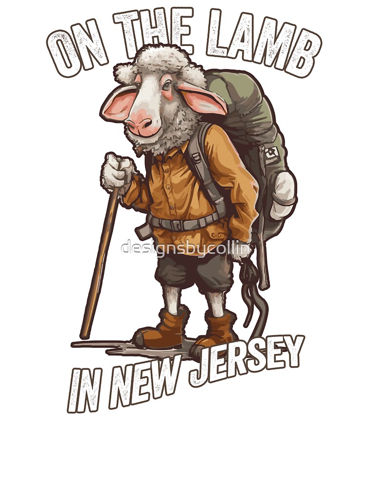 On The Lamb in New Jersey Kids T-Shirt for Sale by designsbycollin