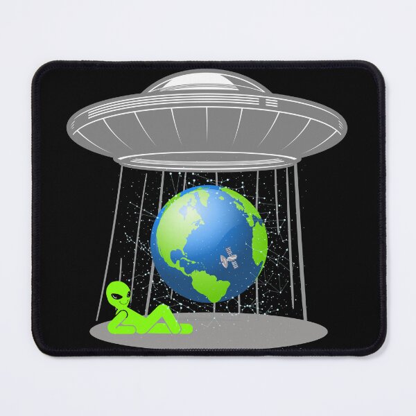 Item preview, alien abducts planet earth for your personal enjoyment designed and sold by MoreCasual.