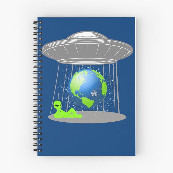 Item preview, alien abducts planet earth for your personal enjoyment designed and sold by MoreCasual.