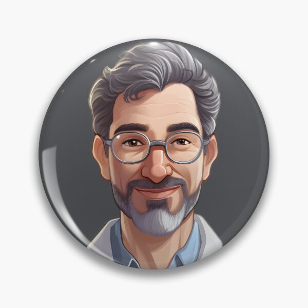 Item preview, Cartoon Style Portrait - Man Doctor/Scientist/Lab Worker/Chemist designed and sold by Radibor78.