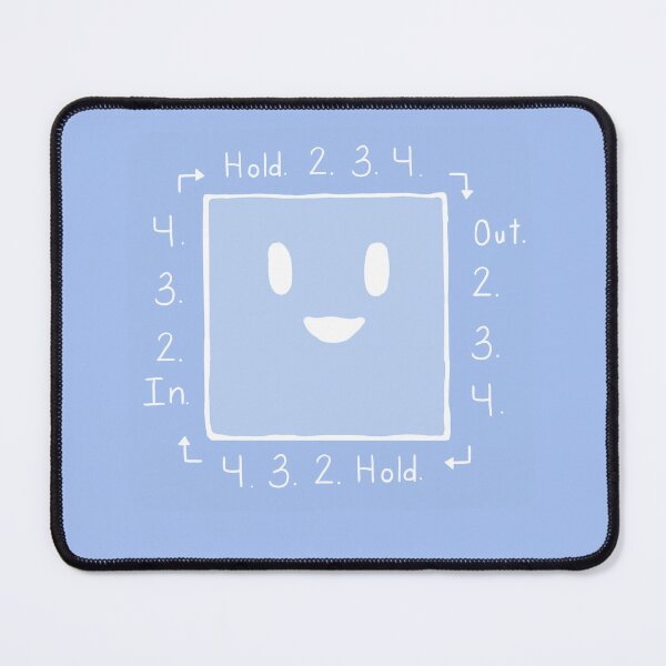 Item preview, Box Breathing - Light Blue designed and sold by TheLostDoodler.