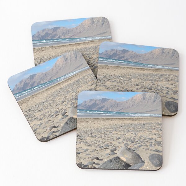 Item preview, Famara Beach Playa Surf Lanzarote Cliffside Risco designed and sold by SmileMoreAgain.