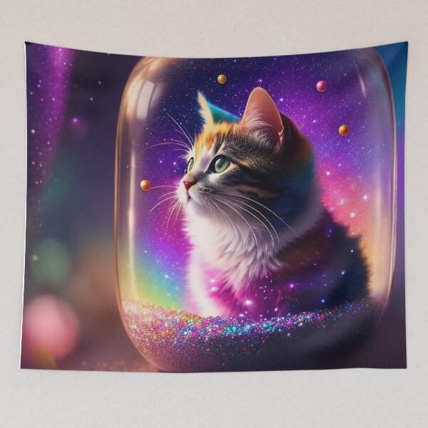 Item preview, Rainbow Glitter Kitty designed and sold by Derek Gillette.