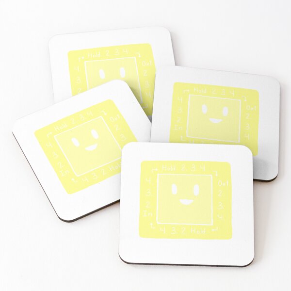 Item preview, Box Breathing - Yellow designed and sold by TheLostDoodler.