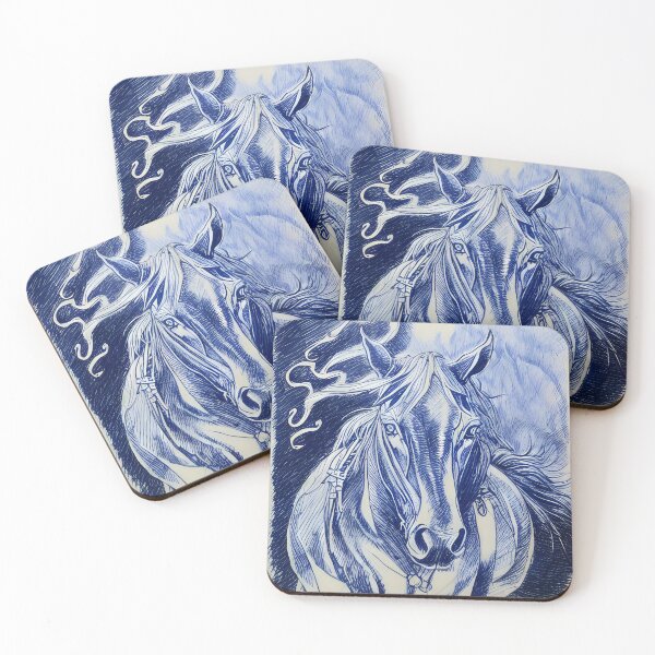 Item preview, Blue Horse designed and sold by freshnewbrew.