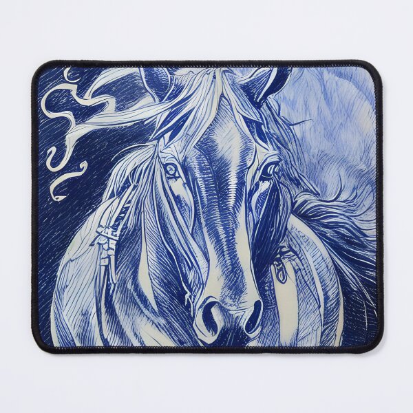 Item preview, Blue Horse designed and sold by freshnewbrew.