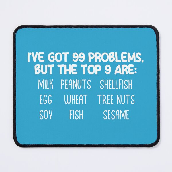 Item preview, Big 9 Allergens - Food Allergy Awareness designed and sold by Hear4theEars.