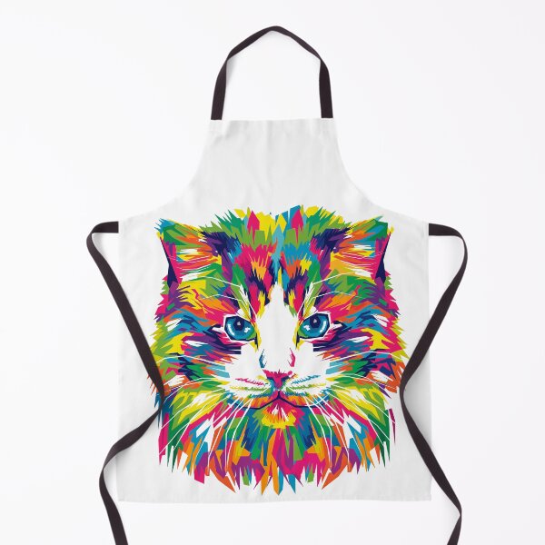Item preview, colorful cat designed and sold by phoneinmyhand24.