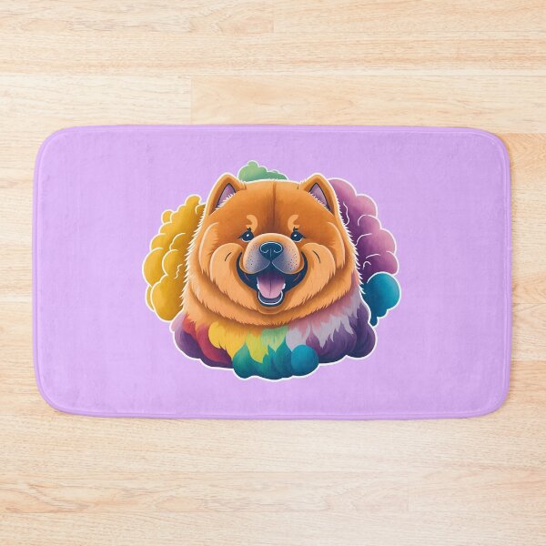Item preview, ChowChow Colorfull Happy Dog Chow Chow designed and sold by K-Art-Design.