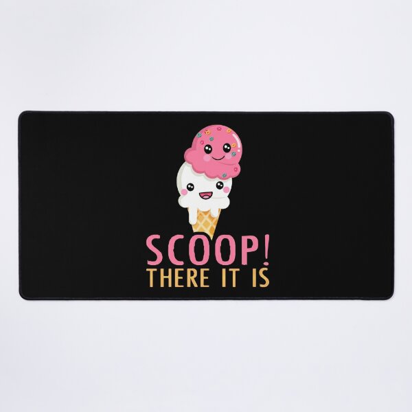 Scoop There It is Funny Ice Cream Sticker for Sale by OSJtshirt