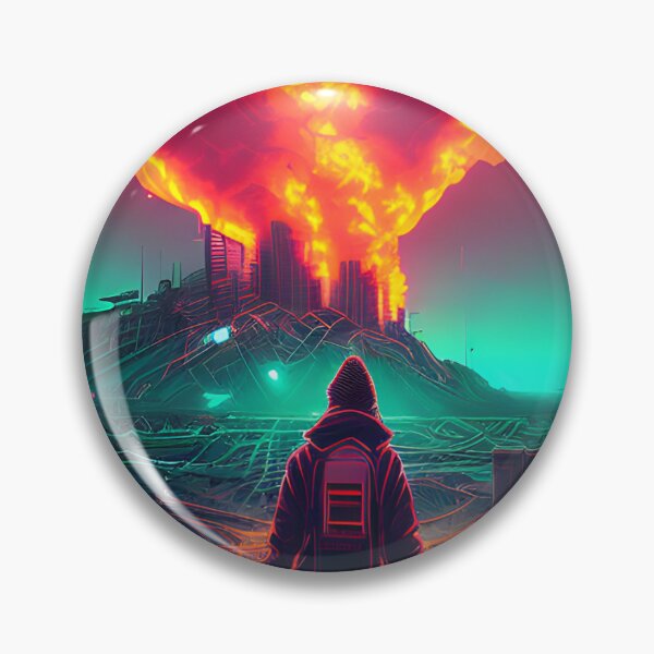 Item preview, Cyber Destruction designed and sold by freshnewbrew.