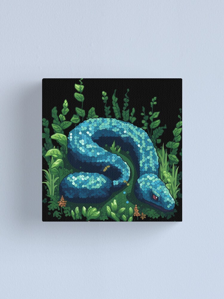 Google Snake Pixel Game | Art Print