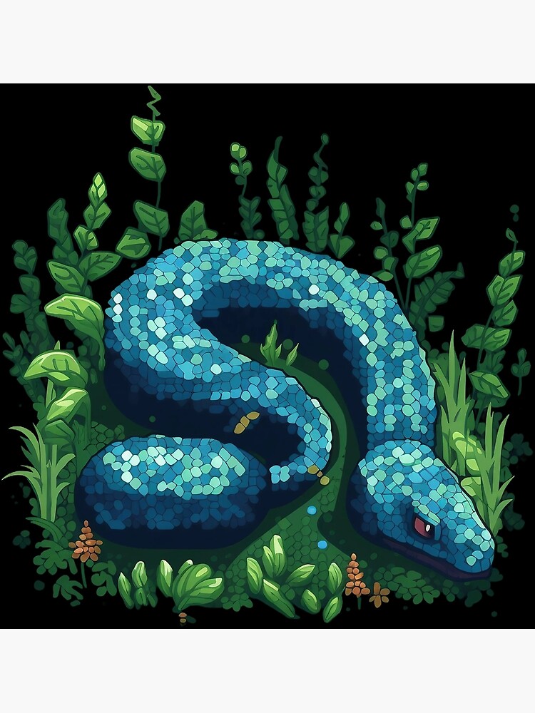 Google Snake Pixel Game Greeting Card for Sale by berrylemon