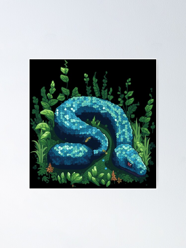 Google Snake Pixel Game | Poster