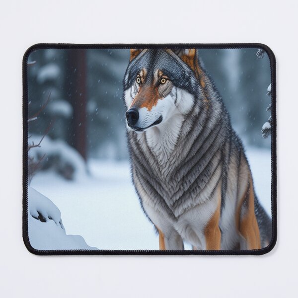 Item preview, A Wolf in the Snow designed and sold by artwealllove.
