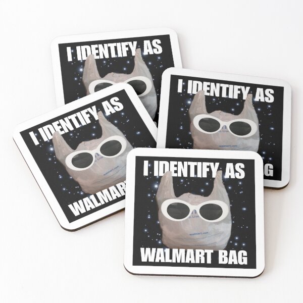 Item preview, I Identify As Walmart Bag - Funny Meme - Absurd Humor designed and sold by StylishPlatypus.
