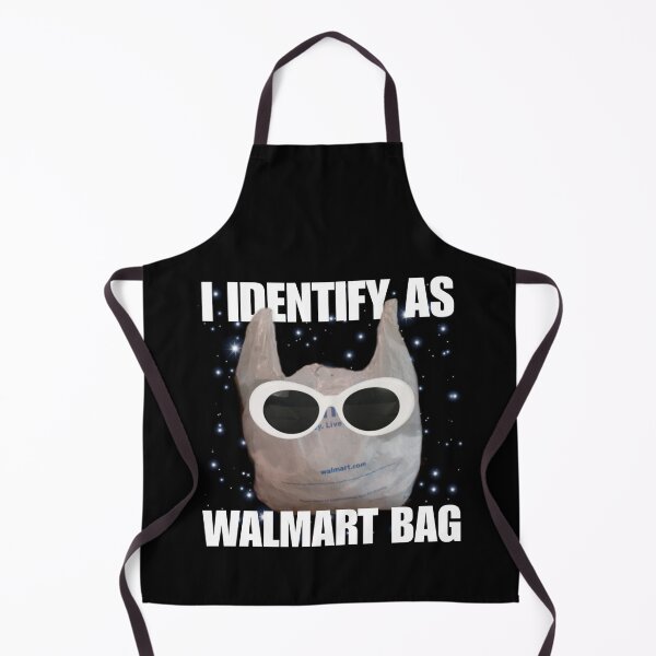 Item preview, I Identify As Walmart Bag - Funny Meme - Absurd Humor designed and sold by StylishPlatypus.