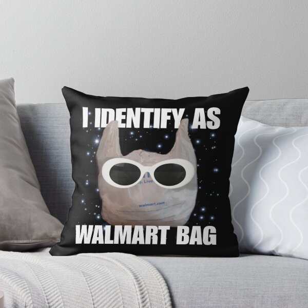 Item preview, I Identify As Walmart Bag - Funny Meme - Absurd Humor designed and sold by StylishPlatypus.