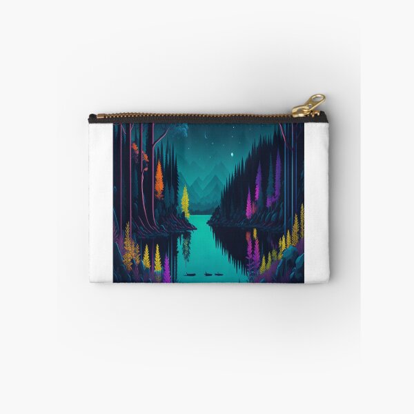 Item preview, A Colorful Forest by a Lake designed and sold by artwealllove.