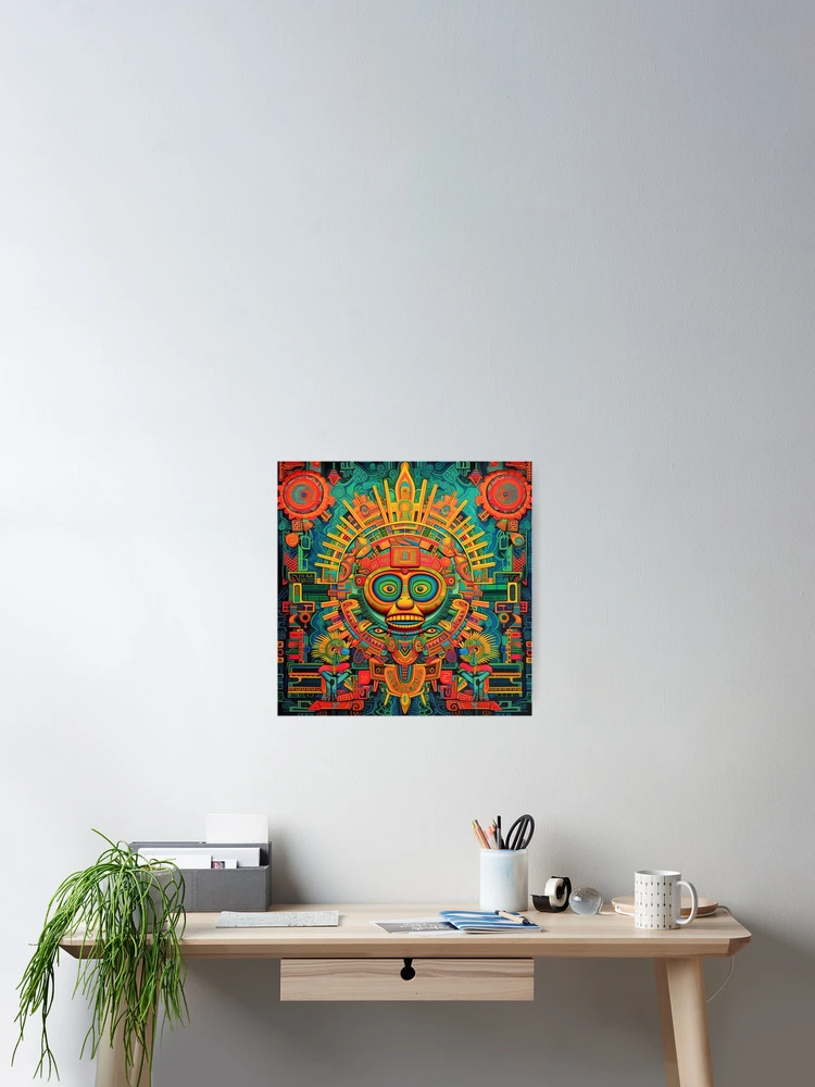 Thumbnail 2 of 3, Poster, Abstract Aztec Patterns designed and sold by Desfix.