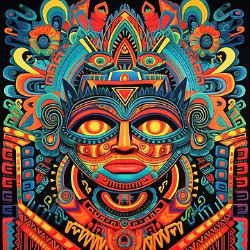 Artwork thumbnail, Abstract Aztec Patterns by Desfix