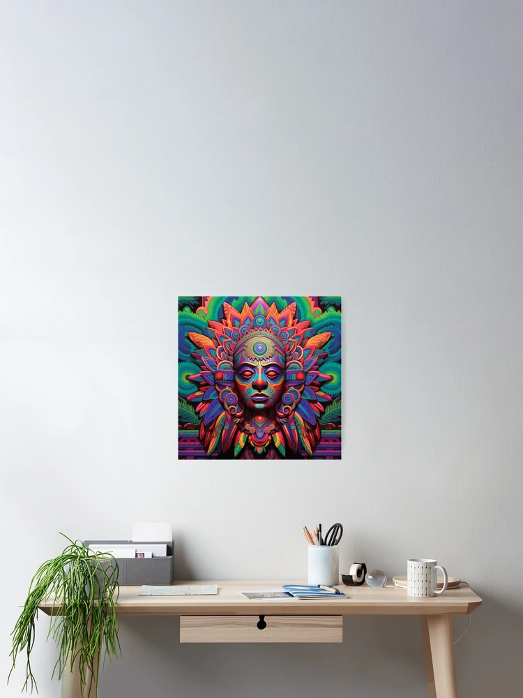 Thumbnail 2 of 3, Poster, Abstract Aztec Patterns designed and sold by Desfix.
