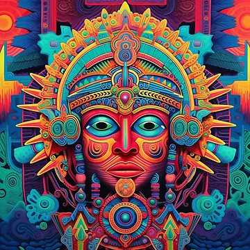 Artwork thumbnail, Abstract Aztec Patterns by Desfix